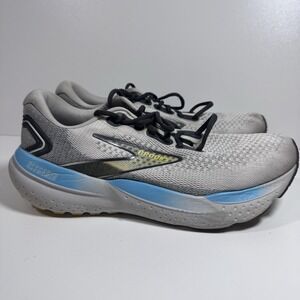 Brooks Glycerin GTS 21 Mens Running Shoes White Grey Blue 1104201D184 11 EU 45